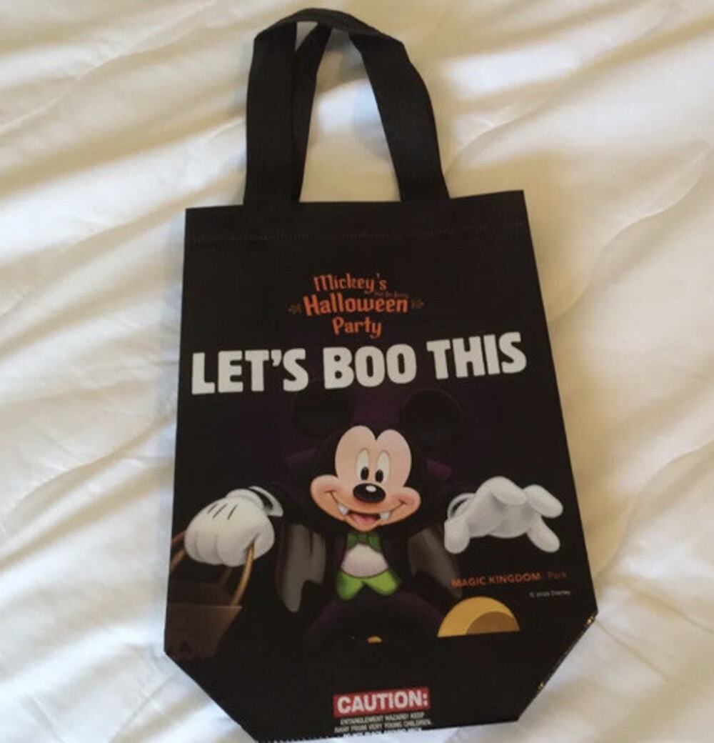 Disney Mickey’s Not So Scary Halloween Party Reusable Bag 2022 50th Anniversary